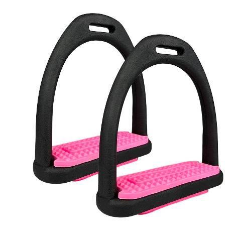 Strzemiona plast. "12" czarny/róż York 