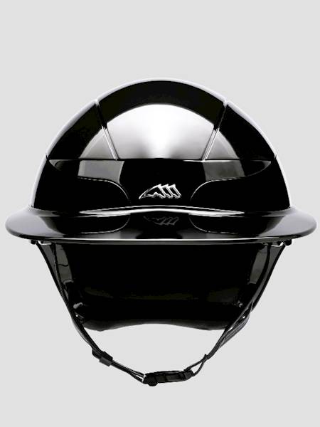 Kask Equiline 57 czarny shine logo Xanto sun