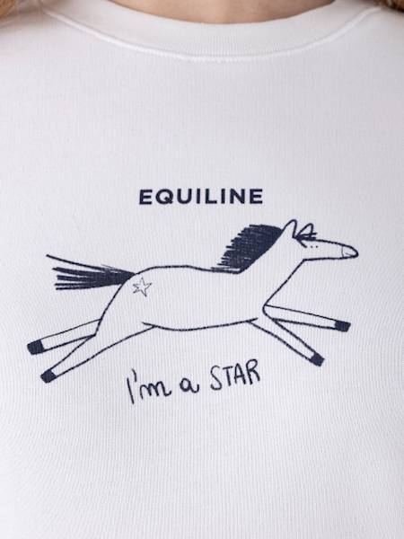 Bluza S biała Dona Horses Eqode by Equiline