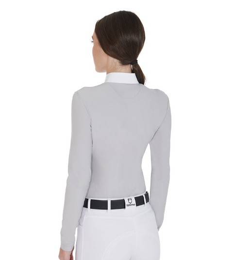 Koszula D/R 38 szara Donna Equestro