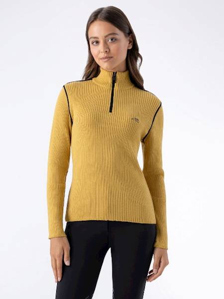 Sweter M żółty Eqclip Equiline A26