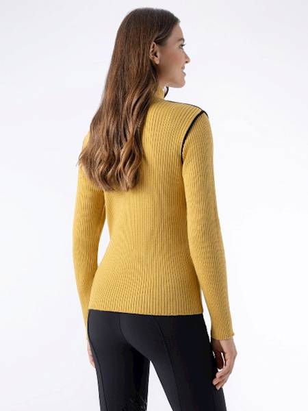 Sweter M żółty Eqclip Equiline A26