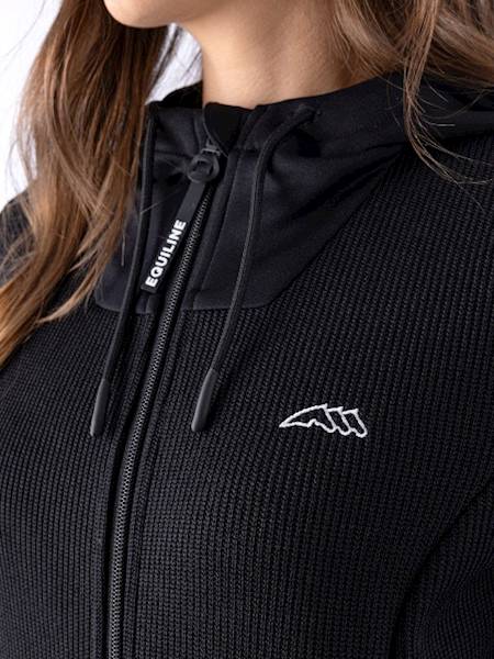 Bluza S czarna Eqelis Equiline A26
