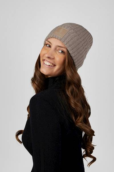 Czapka z.beż Beanie Pikeur AW26