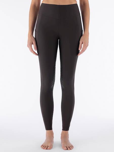 Legginsy damskie Glegykh Equiline brązowe