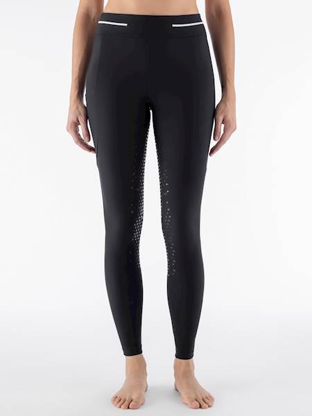 Bryczesy 40 p/l czarne legginsy Clivef W26