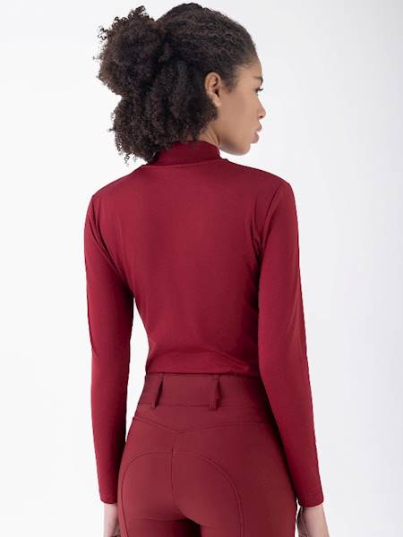Bluzka XS D/R burgund Glin Equiline W26