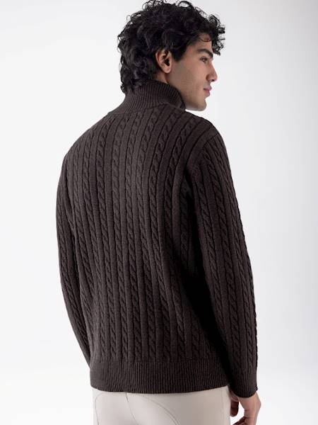 Sweter M.XL brąz Coco Equiline W26