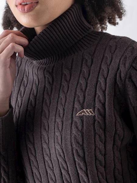 Sweter XS brąz Lover Equiline W26