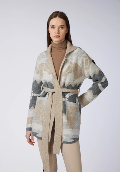 Sweter damski Kiel Vestrum szaro-beżowy