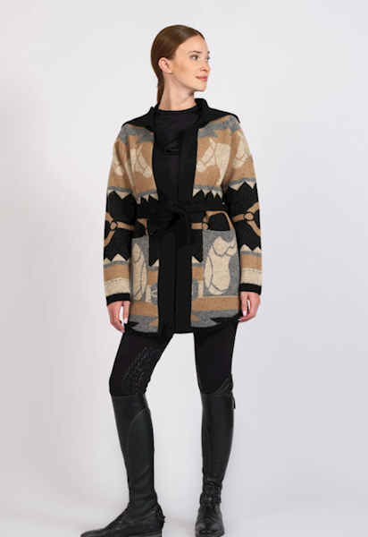 Sweter S czarny/beż Kiel Vestrum W26