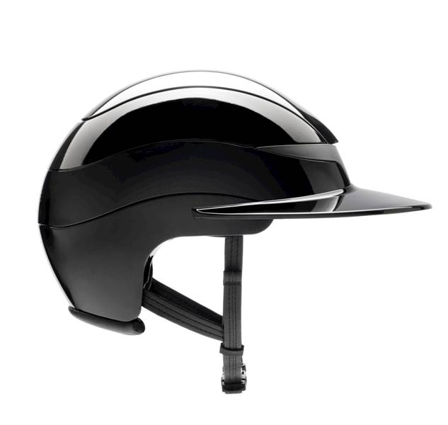 Kask Equiline 55 czarny shine Xanto sun
