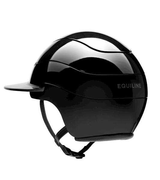 Kask Equiline 55 czarny shine Xanto sun