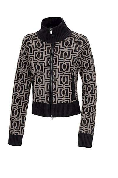 Sweter S czarny Knit-Zip Eskadron H26