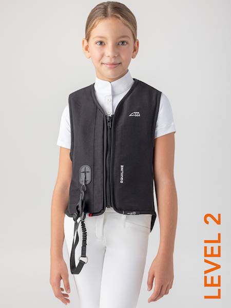 Kamizelka ochr.T2 czarny Belkid Junior Equiline