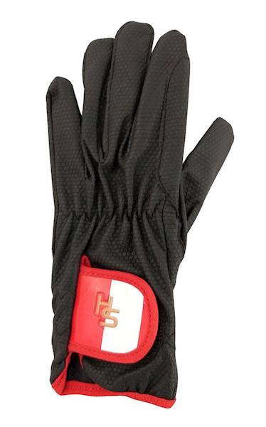 Rękawiczki Hand. XXL czarne/czerwone