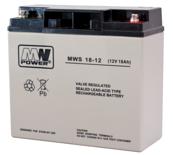 MW Power Akumulator AGM AGM 12V/18Ah MWS 18-12