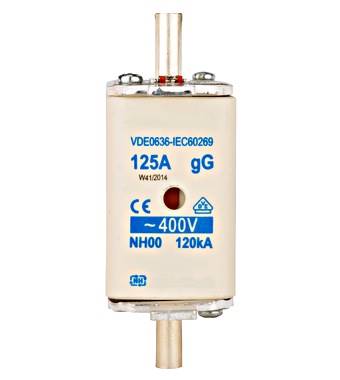 Wkładka topikowa NH00.400V AC/125A