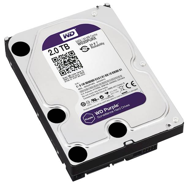 Dysk twardy WD WD20PURX Purple 2TB 3,5"