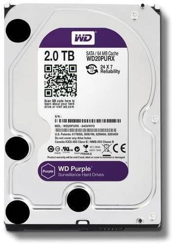 Dysk twardy WD WD20PURX Purple 2TB 3,5"