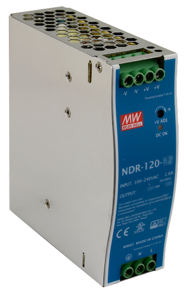 NDR-120-48 Zasilacz na szynę DIN 120W 48V 2.5A