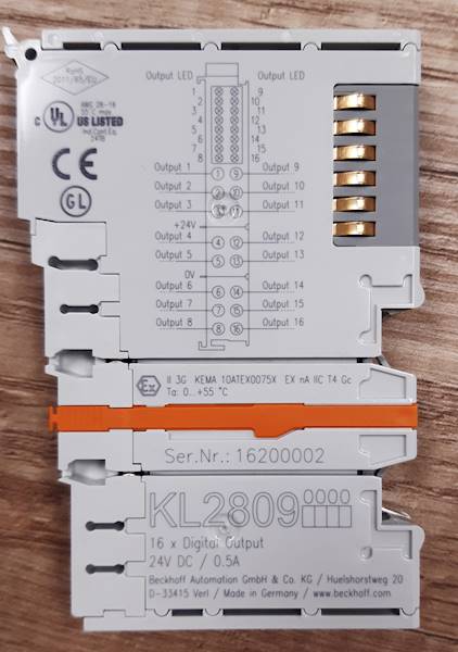 KL2809 |16-channel digital output 24V DC
