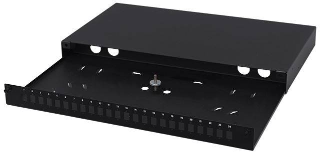 PPDF-19-1U-24SLX-B Przełącznica 19" 1U 24xSC