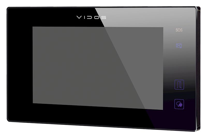 Monitor wideodomofonu VIDOS DUO M1021B-2 czarny
