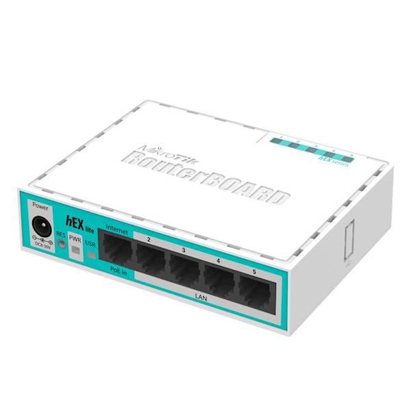 ROUTERBOARD RB750r2 hEX lite, 5x LAN, 0x MiniPCI, 