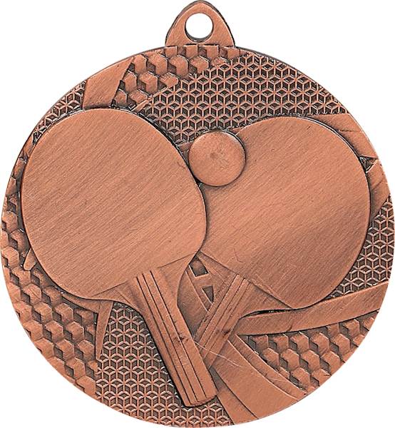 medal MMC7750 brąz tenis stołowy