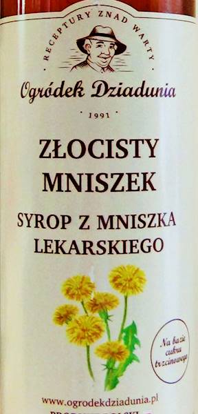 Syrop z mniszka 315g - złocisty mniszek