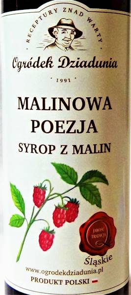 Syrop z malin 315g - Malinowa poezja