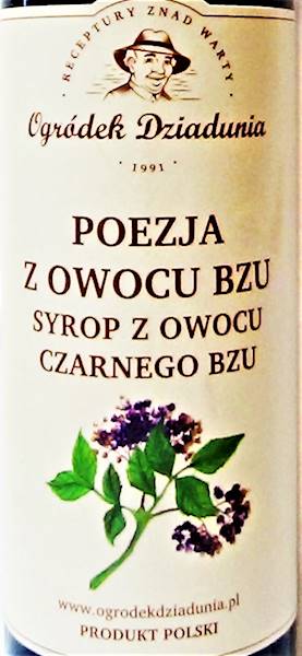 Syrop z owocu czarnego bzu- poezja z owocu bzu 315
