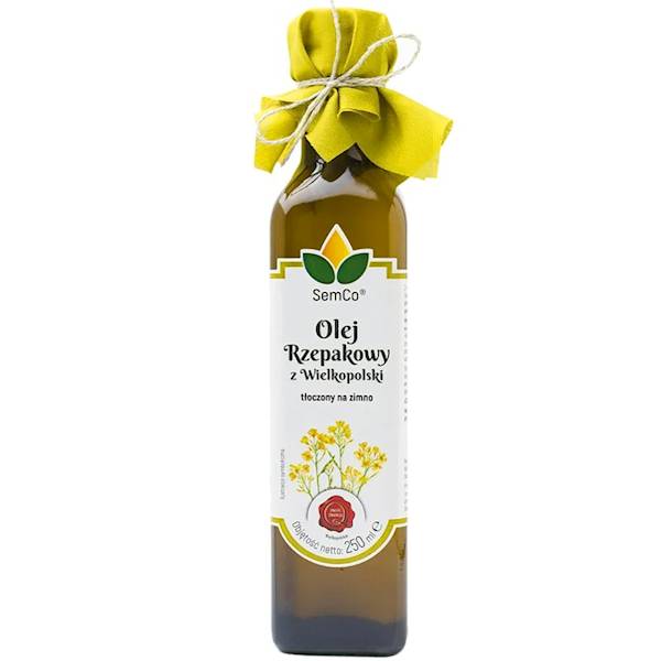 Olej rzepakowy z wielkopolski 250ml.