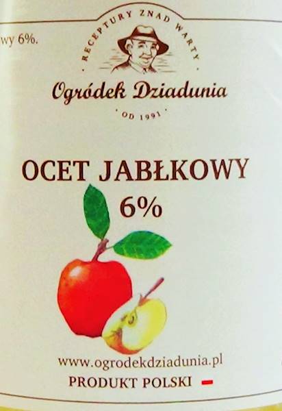 Ocet jabłkowy 6% 0,5l