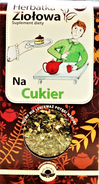 Herbata owocowo ziołowa NA CUKIER 80g