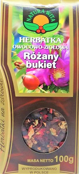 Herbata owoc-ziołowa różany bukiet kub a/100g