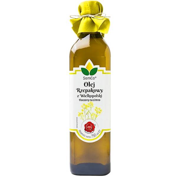 Olej rzepakowy z wielkopolski 750ml