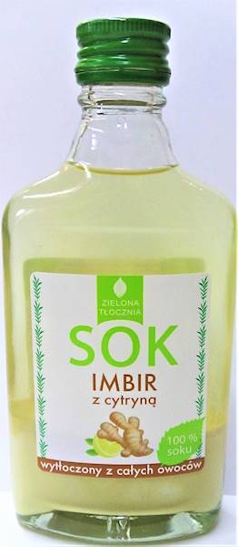 Sok imbir z cytryną 200ml