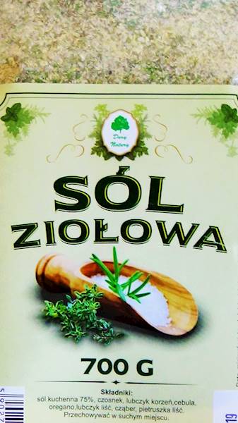 Sól ziołowa 700g