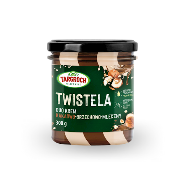 Krem TWISTELLA kakaowo-orzechowo-mleczny 300g