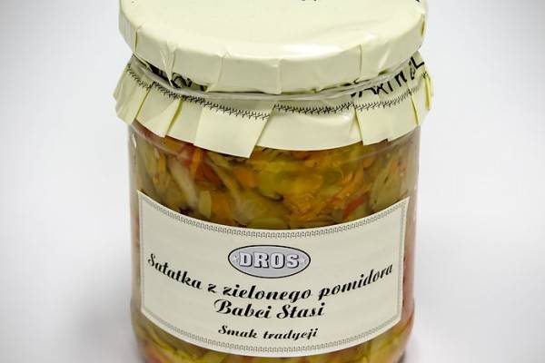 Sałatka z zielonego pomidora 0,5l 