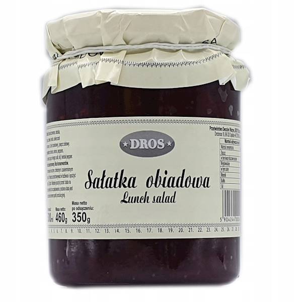 Sałatka obiadowa 0,5l (serwetka)