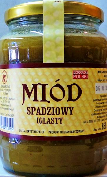 Miód spadziowy IGLASTY - 850g