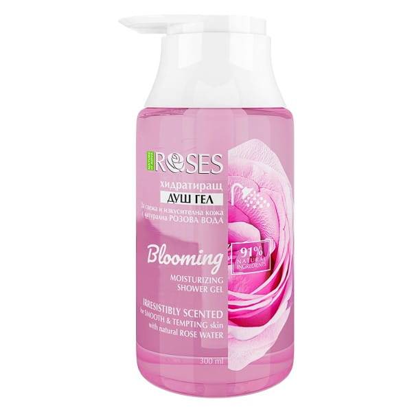 Żel pod prysznic kwitnąca róża 300ml