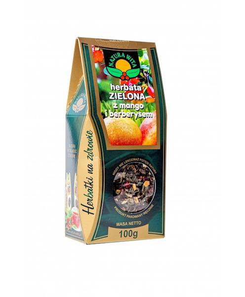Herbata zielona z mango i berberysem a/100g