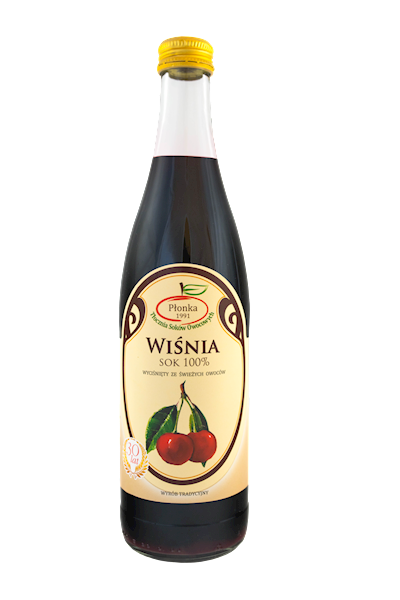 Wiśnia sok 100% 480ml