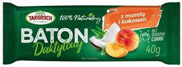 Baton daktylowy z kokosem i morelami 40g
