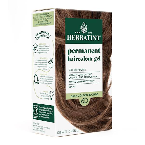 Farba Herbatint 6D CIEMNY ZŁOTY BLOND 170ml