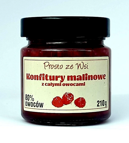 Konfitury malinowe 210 g